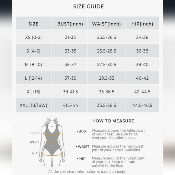 Aqua Eve one piece barhing suit, size XL - Picture 4 of 4